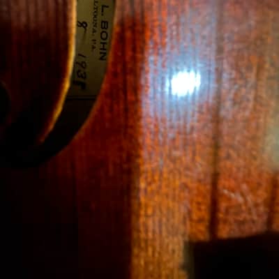 Fine Professional American Violin A.L. BOHN ALTOONA, PA image 25