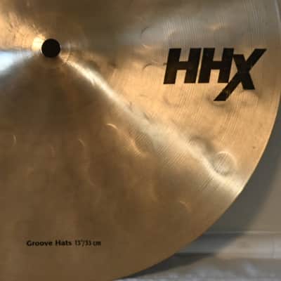 Sabian 13" HHX Groove Hats Pair Natural Finish Hi-Hats image 3