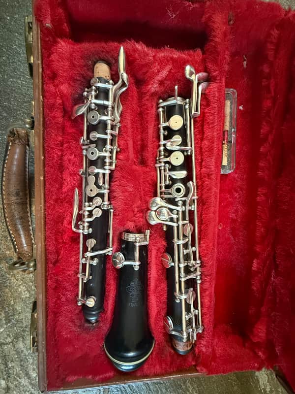 Leblanc wood  Oboe with case and reed. Made In France image 1
