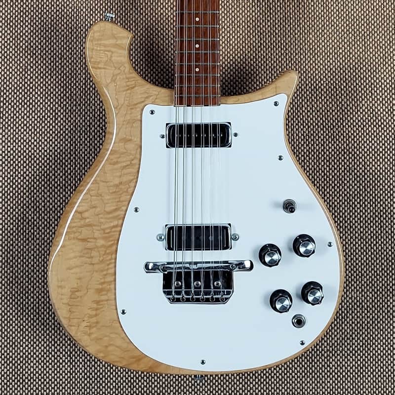 Rickenbacker 450/12 1977 Flame Maple Body Vintage Electric 12-String Very Good Condition (GB-36) image 1