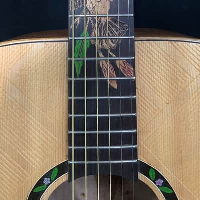 Blueberry Baritone Acoustic Guitar - Handmade and Build to Order image 12