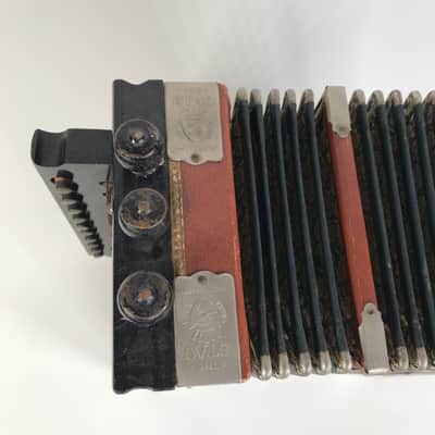 Vintage The Stag Extra Broad Hammered Reeds Accordion Accordion Saxon Germany image 12