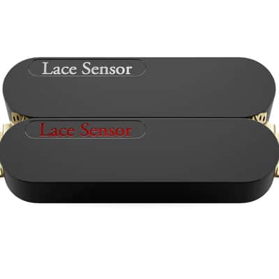 LACE Sensor Dually Humbucker (Red/Silver) - Black image 2