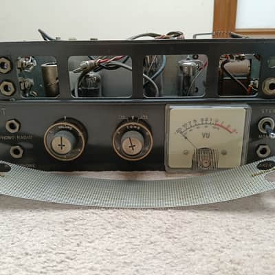 RIGHT and LEFT PAIR of AKAI M-6 Tube Recording Preamps + ready for conversion project image 2