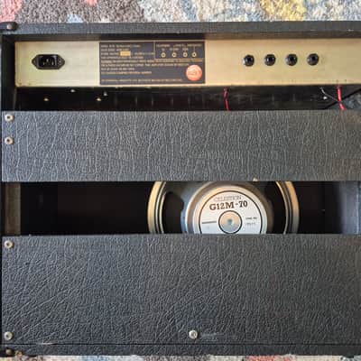 Marshall 5210 50-Watt 1x12" Solid State, 2 Channel Guitar Combo 1980s Black image 5