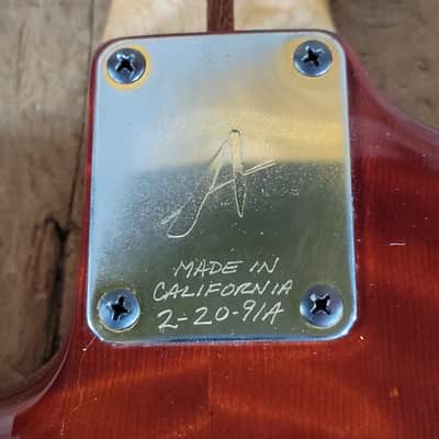 Tom Anderson Drop Top One of Two with Redwood Body 1991 - Honeyburst image 18
