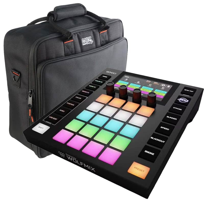 American DJ WMX1 MK2 Wolfmix DMX Lighting Controller, Gator G-MIXERBAG-1515 Bundle image 1