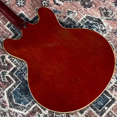 1967 Gibson Trini Lopez Standard Vintage Cherry Made In Kalamazoo ES335 Body Firebird Neck Semi Hollowbody Electric Guitar W/ Custom Shop Lifton Hardshell Case! image 10