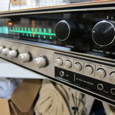 Vintage Kenwood KR-6200 Fm/Am Analogue Stereo Receiver, Back Lit Dial, Phono, Wood Cab, Original Box image 3