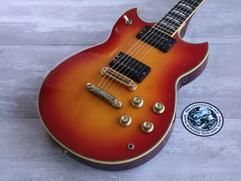 1981 Yamaha Japan SG-1000 Double Cutaway (Cherry Sunburst) image 1