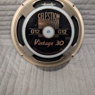 Celestion G12 Vintage 30 12" 60-Watt 8ohm Guitar Amp Speaker 2020s - White image 1