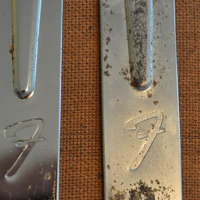 Fender 14" Tilt Back Legs Vintage Original Pat. Pend embossed on legs 1960's image 7