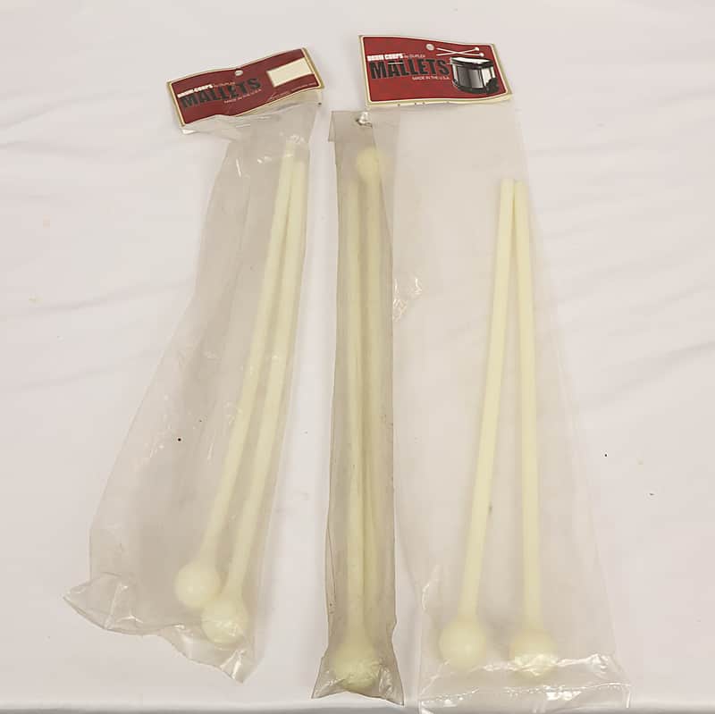 Lot of 3 Pairs of Drum Corps Mallets By Duplex image 1