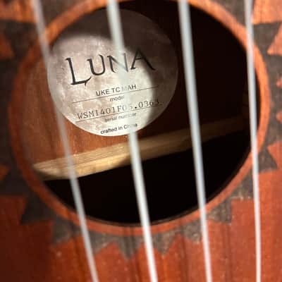 Luna Tattoo Concert Ukulele 2010s - Natural image 3