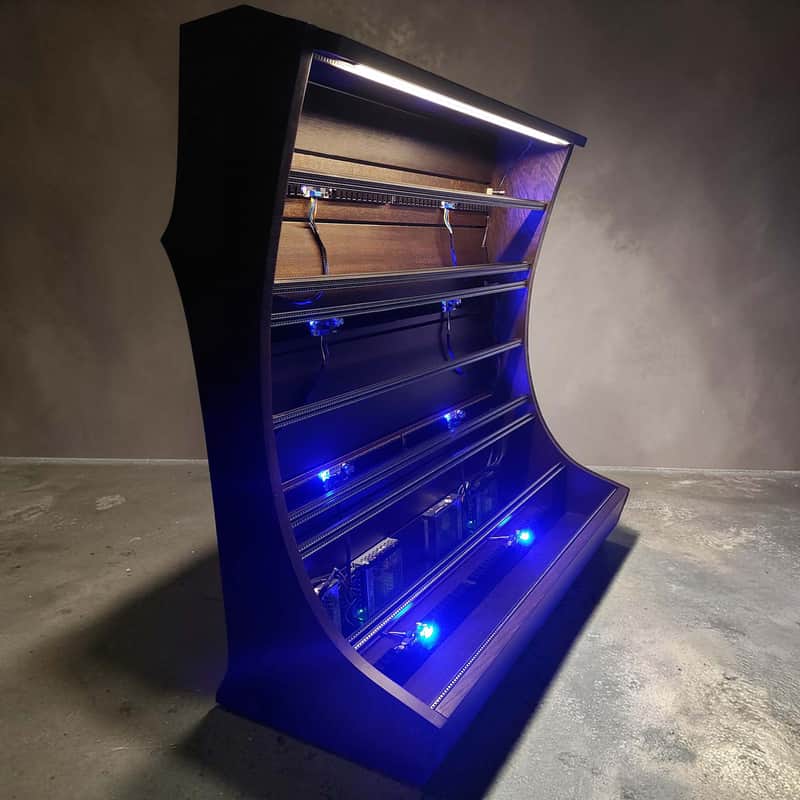 20U / 168hp Eurorack case MARIZILLA • Dark Oak • Powered image 1