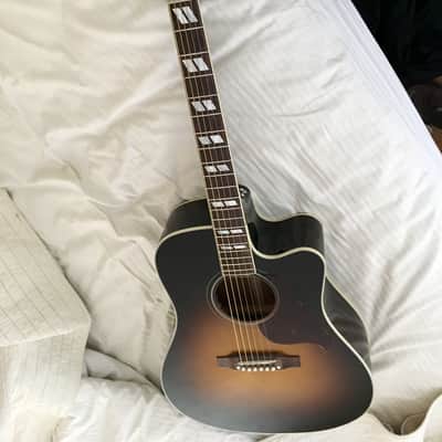 Gibson 2016 Hummingbird Pro Acoustic-Electric Guitar  Vintage Sunburst - Excellent Condition! image 7