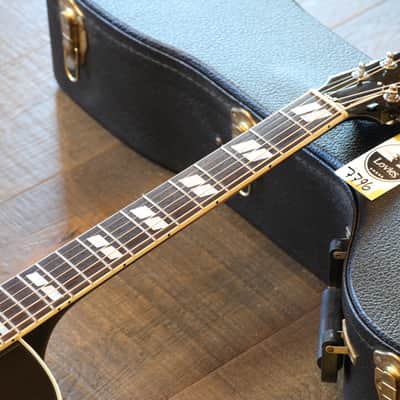 LEFTY! 2008 Gibson CJ-165 Left-Handed Acoustic/ Electric Mini Jumbo Guitar Vintage Sunburst + OHSC & Papers image 3