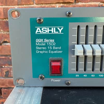 Ashly GQX-1502 Graphic EQ 2 channel 15 band USA image 1