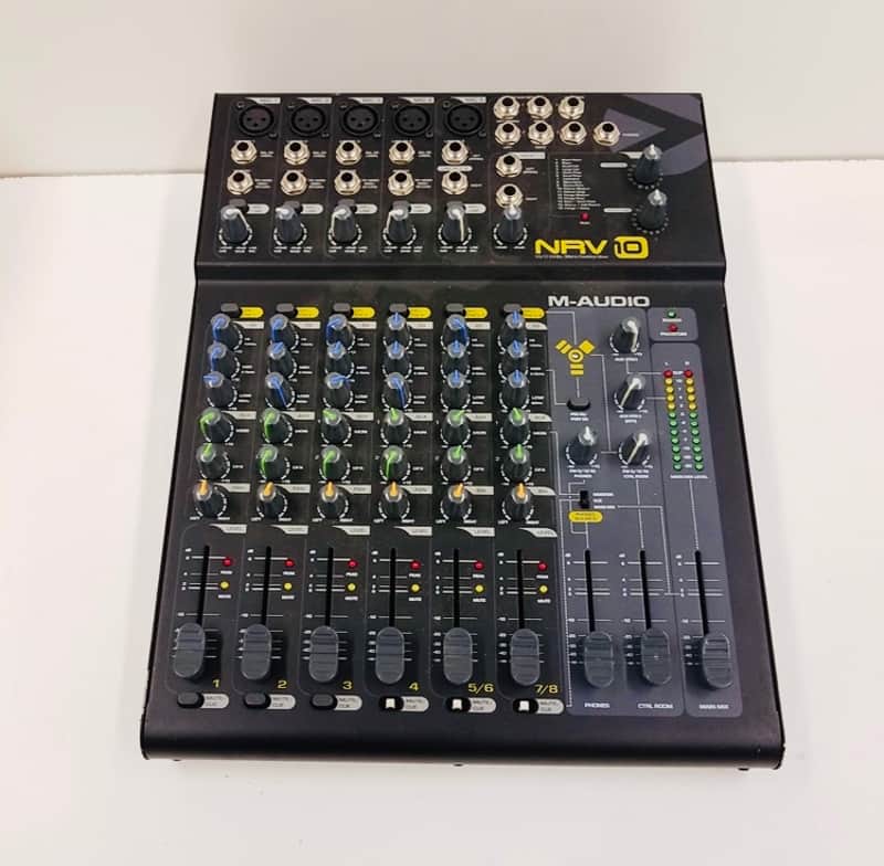 M Audio NRV 10 Digital/Analog Mixer  Black image 1