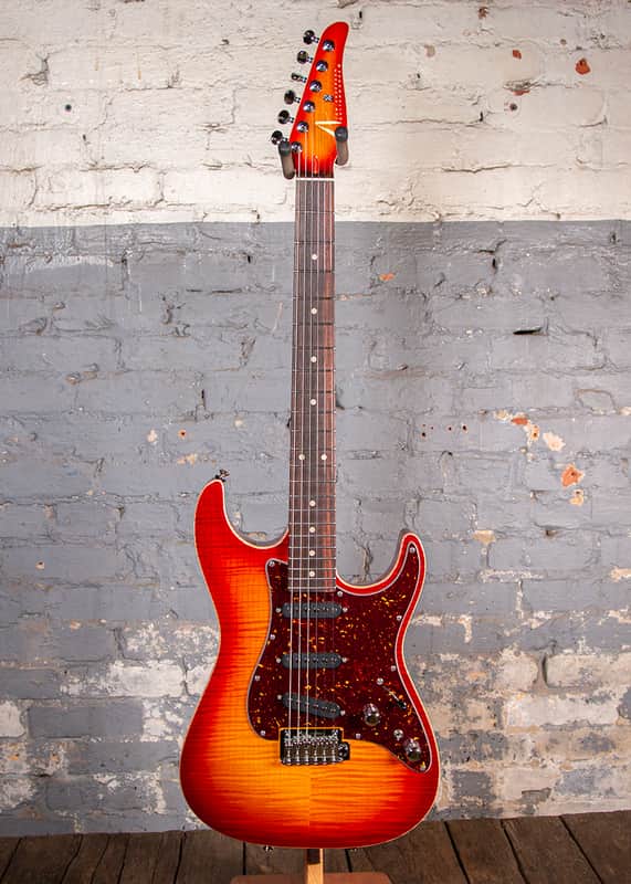 Tom Anderson Guitarworks Drop Top Classic 2026 - Cherry Burst w/Binding