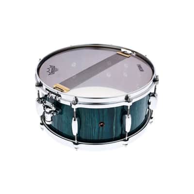 Tama TWS1465-LIC Star Walnut 14x6.5" Snare Drum 2020 - 2022 - Light Indigo Japanese Chestnut image 2
