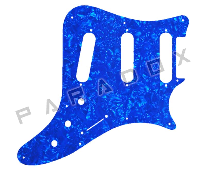 Custom Pickguard For 2003 - 2005 Made in Korea PRS SE EG - Blue Pearl/White/Black/White .090" image 1