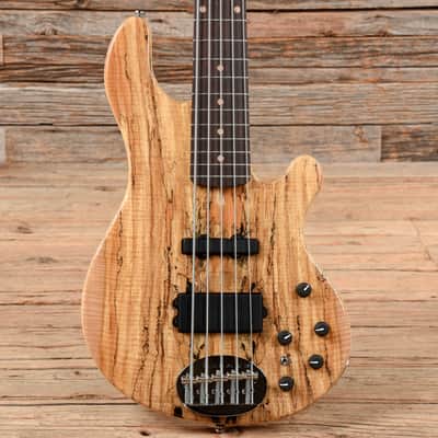 Lakland 5594 Deluxe Spalted Maple Top 5-String Bass Natural 2021 image 1