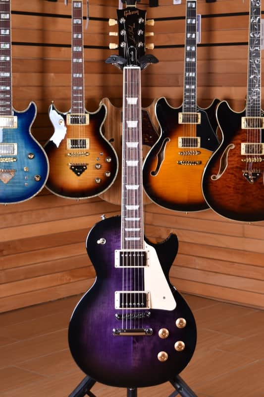 Gibson Les Paul Studio Figured Dark Purple Burst Exclusive image 1