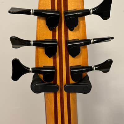 Acacia Matt Friedman Custom 6-String Electric Bass Guitar w/ late 90's - Hand Rubbed image 7