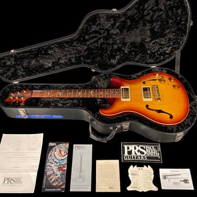 2002 Paul Reed Smith PRS Archtop Thick Hollowbody Artist Package Brazilian w Piezo ~Tobacco Sunburst image 12