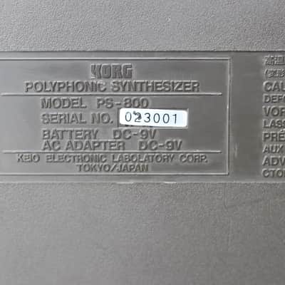 Korg Poly 800 new battery all factory presets installed (2) image 6