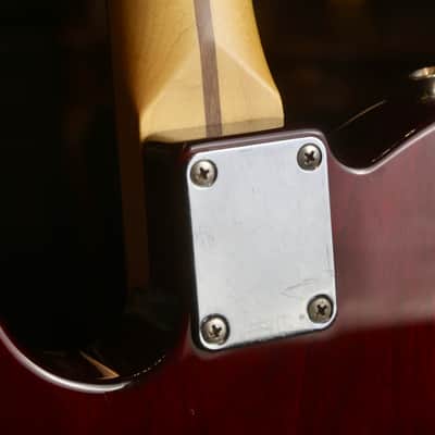 2018 Fender FSR Made in Japan Hybrid '60s Telecaster Quilt Top – Transparent Red / Pro Set Up image 8