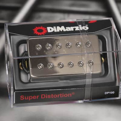 DiMarzio DP100N Super Distortion Humbucker - Nickel / Standard Spacing image 1