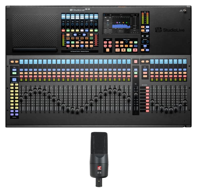 Presonus StudioLive SE 32 Series III Digital Mixer + SE Electronics Microphone image 1