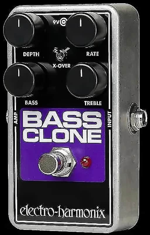 Mint Electro-Harmonix Bass Clone Nano Analog Chorus - Purple/Black image 1