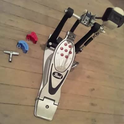 Pearl Powershifter "Eliminator" (Strap-Drive) Professional Level Bass Drum Pedal #1 with Extra Cams & Drum Key - Very Clean and Super Smooth image 1