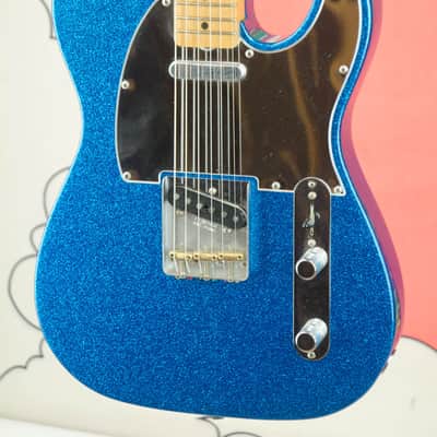 Used Fender J Mascis Telecaster Electric Guitar, Maple Fretboard, Sparkle Blue, Gig Bag image 5