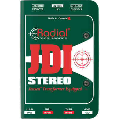 Radial JDI Stereo Passive Direct Box