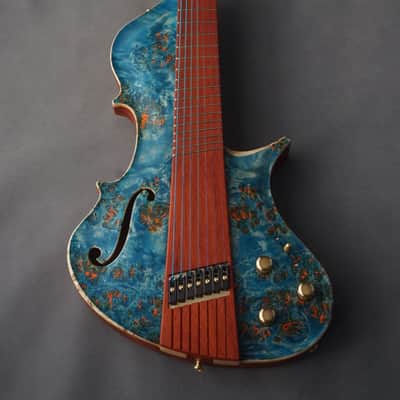 Stradi Lavafall Symphony 7-String Guitar (not a bass) 2023 - Satin image 3