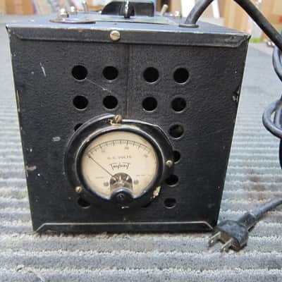 Standard PA-10 Vintage Variac, Variable Voltage Adjustment 2 Scales, 0-70V + 70-116V, 10 AMP, Meter, Early Vintage, Working, USA 1940s/50s - Black image 6