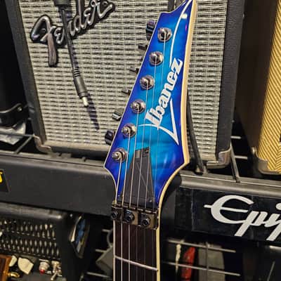 Ibanez S670QM-SPB Standard with Meranti Body, Rosewood Fretboard 2021 - Present - Sapphire Blue Burst image 5