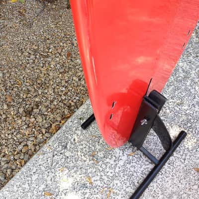 Fender Surfboard Instrument Display Stand 2005 Red/White image 7