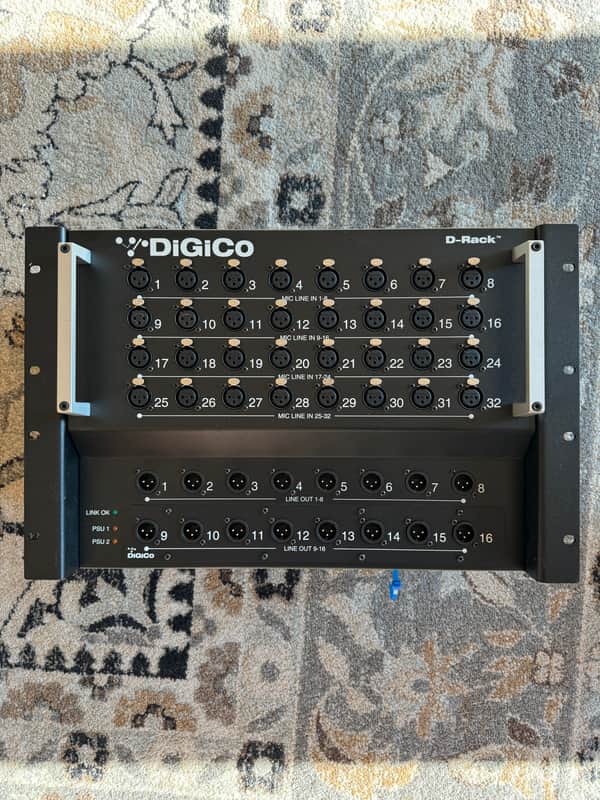 DiGiCo D-Rack 32 x 16 Cat 6 Analog I/O Stage Box image 1