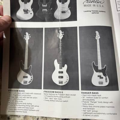 Robin Guitars Catalog Brochure 80s Doubleneck Raider Ranger Freedom Bass RDN Octave image 3