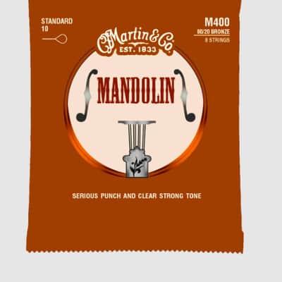 Martin M400 Mandolin Strings 80/20 Bronze Standard image 1