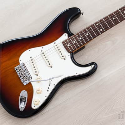 1994 Fender Order Made '62 Stratocaster Sunburst Lacquer w/ Birdseye Neck, USA Pickups & Case, Japan MIJ Fujigen image 1