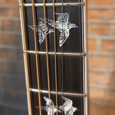 Gibson 2024 Custom Shop STUNNER PSL Doves In Flight Quilt Wildfire Burst 1 of 5 w/ OHSC, CoA & Build Sheet image 10