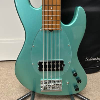 Sadowsky MetroExpress 21-Fret 5 String Vintage M Bass - Sage Green Metallic image 2
