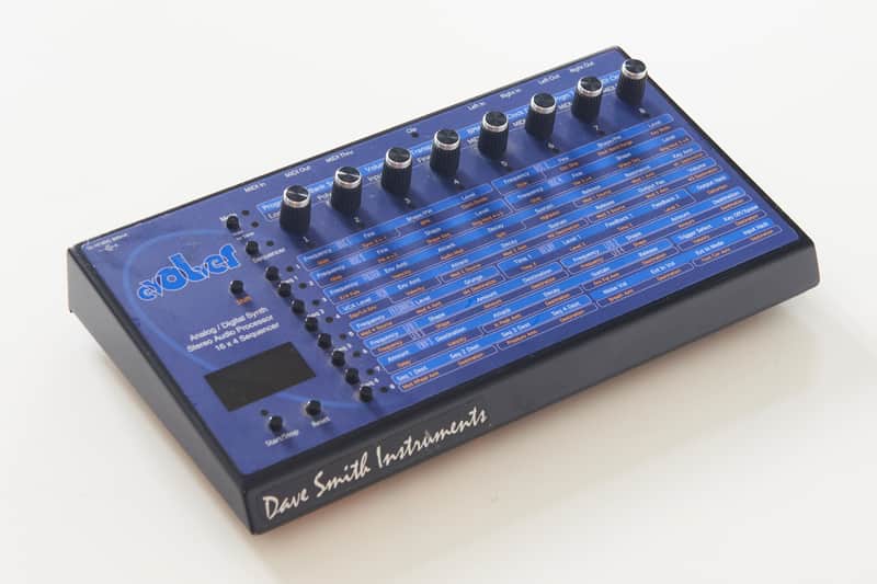 Dave Smith Instruments Evolver Desktop Monophonic Synthesizer 2002 - 2016 - Blue image 1