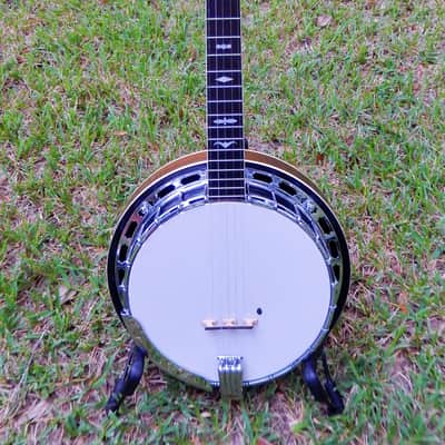 Vintage Iida Model 235 'Masterclone' 5-string Banjo with Case image 3